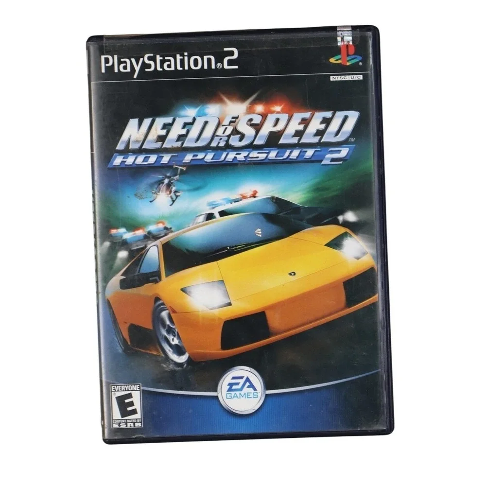 Need For Speed Hot Pursuit 2 Sony PlayStation 2 Video Game EA E NTSC-U/C Racing